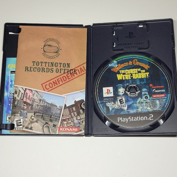 Wallace And Gromit Curse Of The Were Rabbit Playstation PS2 cib video game - Picture 4 of 7